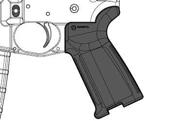 MAGPUL MOE AR GRIP BLK - Image 2