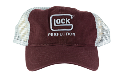GLOCK MESH HAT SNAPBACK MAROON - Image 2