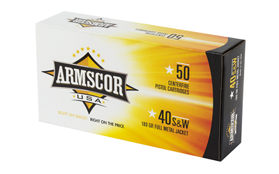 ARMSCOR 40SW 180GR FMJ 50/1000 - Image 3