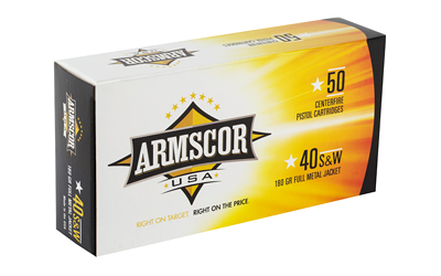 ARMSCOR 40SW 180GR FMJ 50/1000 - Image 2