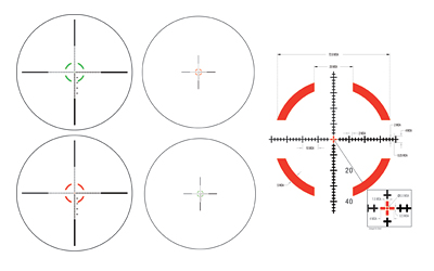 TRIJICON CREDO HX 1-8X24 FFP MOA R/G - Image 4