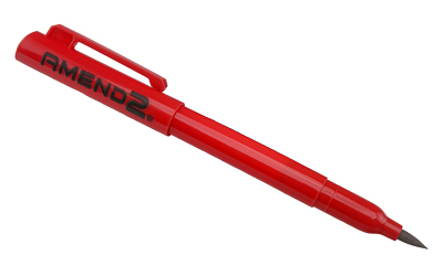 AMEND2 G10 RED SELF-DEFENSE PEN - Image 2