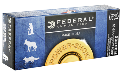 FED PWRSHK 223REM 55GR SP 20/200 - Image 2
