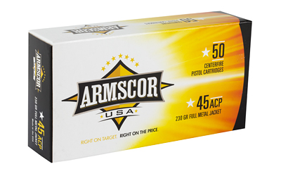ARMSCOR 45ACP 230GR FMJ 50/1000 - Image 2