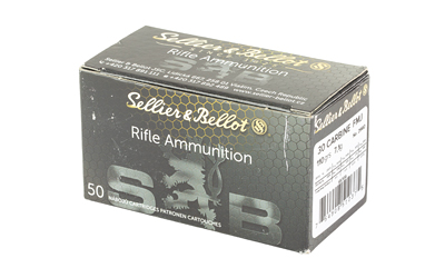 S&B 30CARBINE 110GR FMJ 50/1000 - Image 3