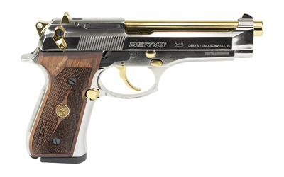 DERYA MELIK 9MM 4.9" 17RD SLVR/GOLD - Image 2