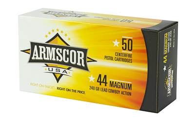 ARMSCOR 44MAG 240GR SWC 50/400 - Image 3