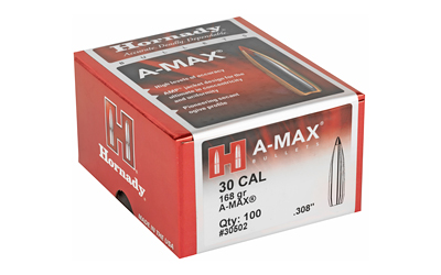 HRNDY MATCH A-MAX 30CAL 168GR 100CT - Image 2